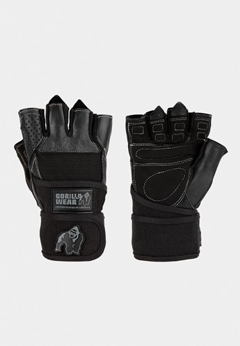 Dallas Guantes De Fitness Con Munequera - Negro