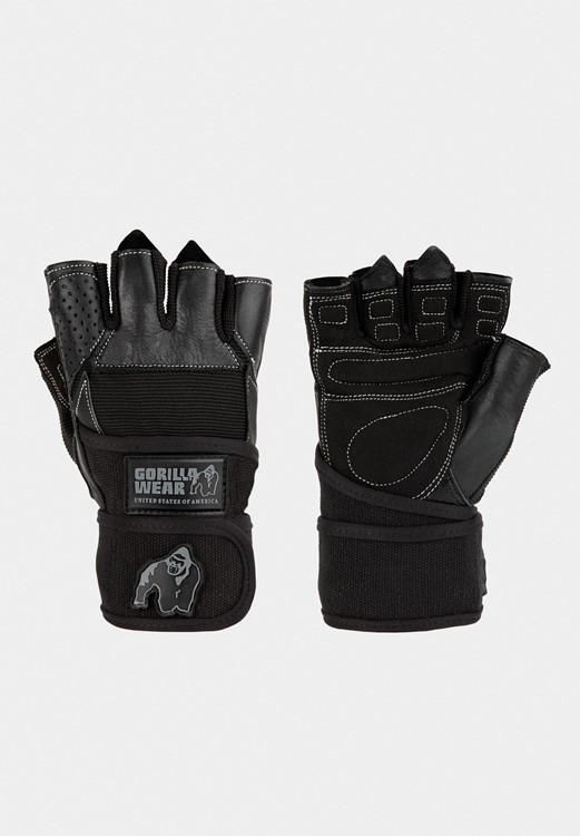 Dallas Handschuhe Mit Handgelenkbandagen - Schwarz-S