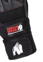 Dallas Wrist Wraps Gloves Red Stitched