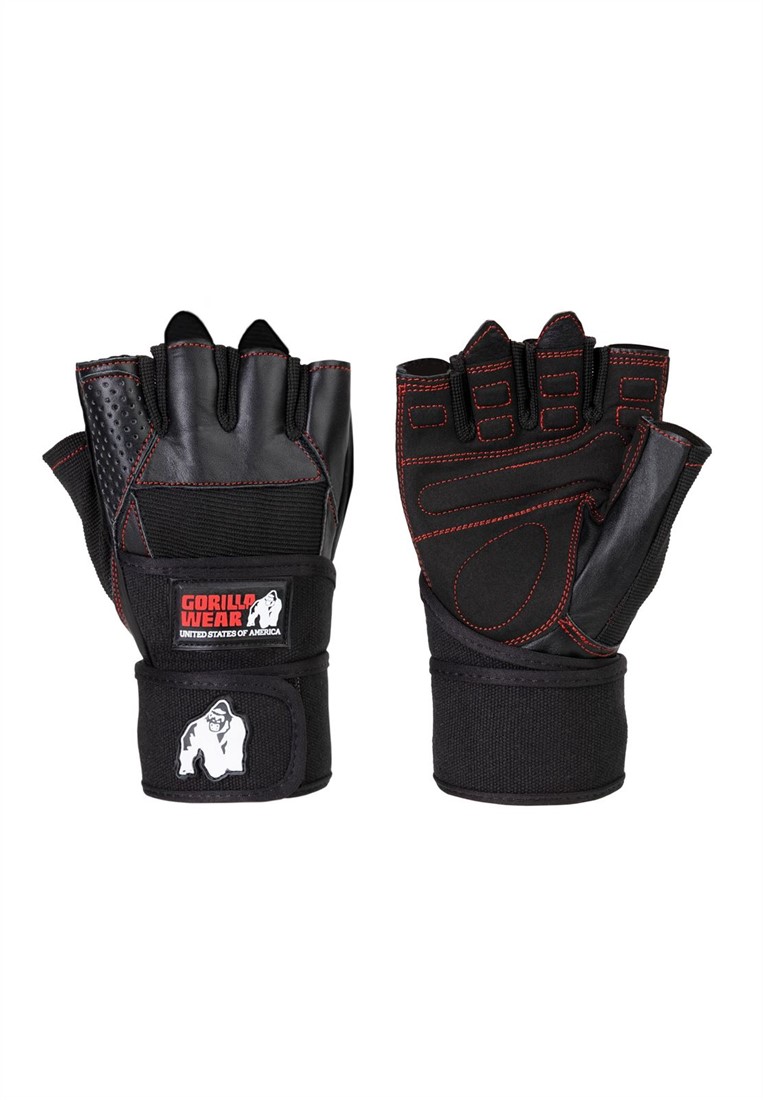 Yuma Weight Lifting Workout Gloves - Black - XL Gorilla Wear