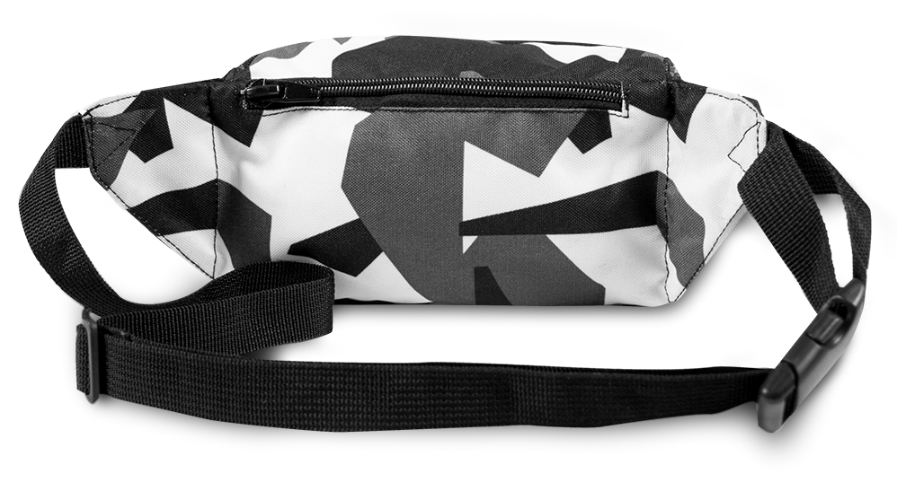 grey camo fanny pack