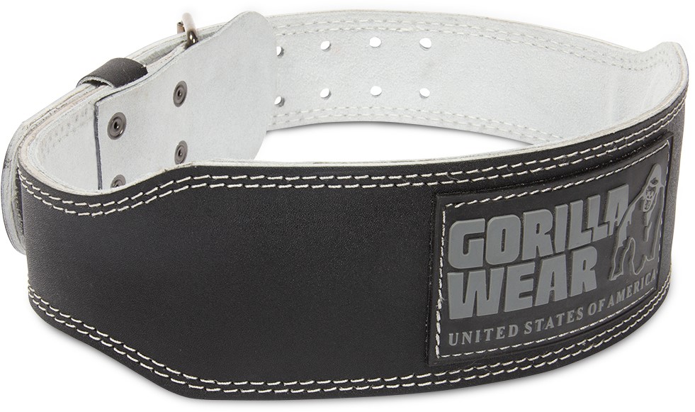 Gorilla Wear 4 Inch Leather Lever Belt - Brown –