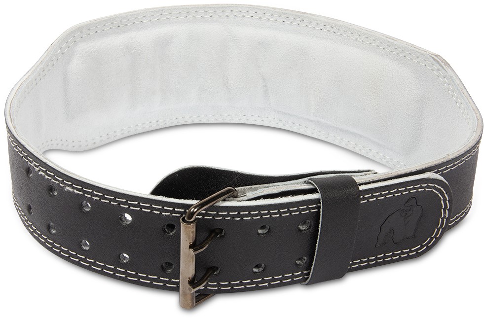 Gorilla Wear 4 Inch Leather Lever Belt - Brown –