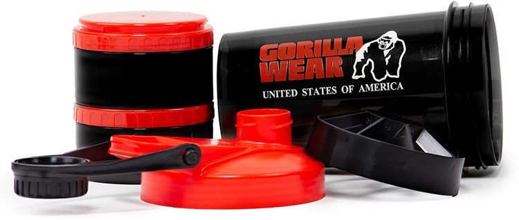 Shaker 2 GO 500ML - Black/Red-2