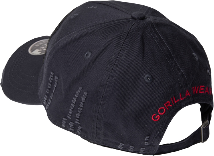 Harrison Cap - Schwarz/Rot-2