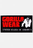 Classic Gym Towel - Black/Red