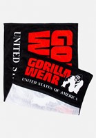 Serviette de Gym Fonctionnelle - Noir/Rouge