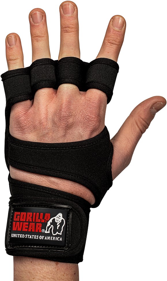 Yuma Weight Lifting Workout Gloves - Black Gorilla Wear