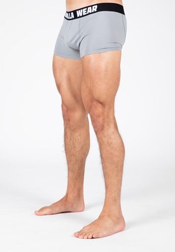 Lot de 3 Boxers Gorilla Wear - Gris/Bleu/Rouge