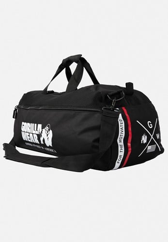 Norris Hybrid Sporttasche/Rucksack - Schwarz