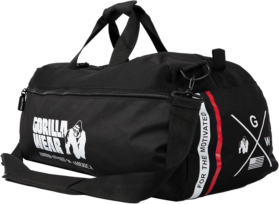 God Statistisch Omhoog Norris Hybrid Gym Bag/Backpack - Black Gorilla Wear