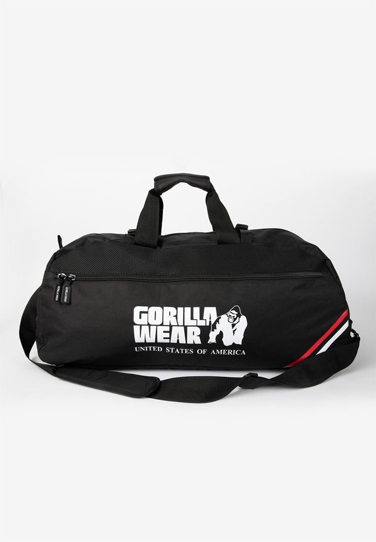 God Statistisch Omhoog Norris Hybrid Gym Bag/Backpack - Black Gorilla Wear