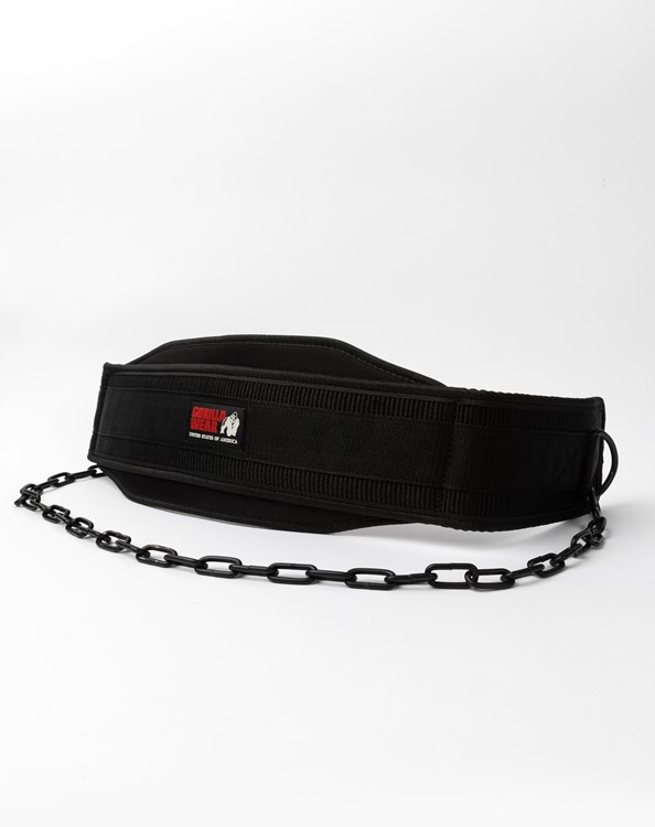 Ceinture de Dip en Nylon Gorilla Wear - Noir