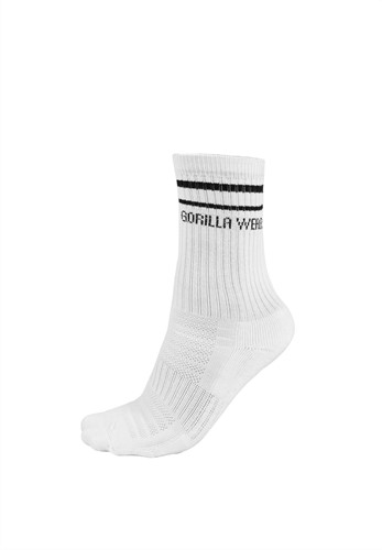 Gorilla Wear Crew-Socken - Weiß