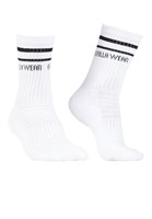 Chaussettes Crew Gorilla Wear - Blanc - EU 35-38