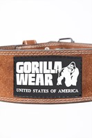 4 Inch Leather Lifting Belt Brown