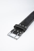 4 Inch Leather Lifting Belt Black