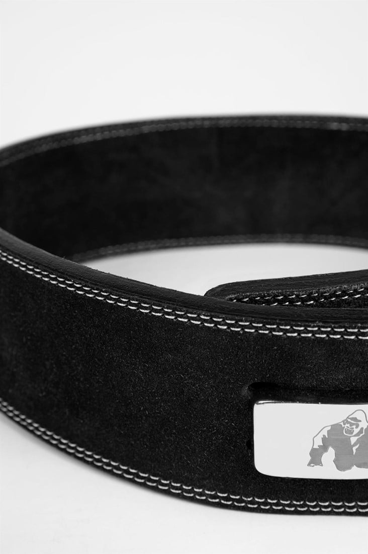 Gorilla Wear 4 Inch Padded Leather Lifting Belt - Black/Gray - 2XL/3XL  Gorilla Wear