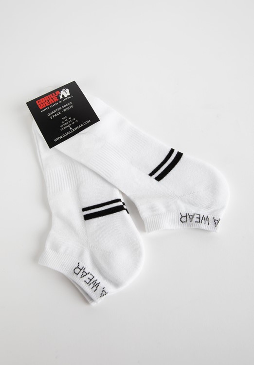 Quarter Socks White
