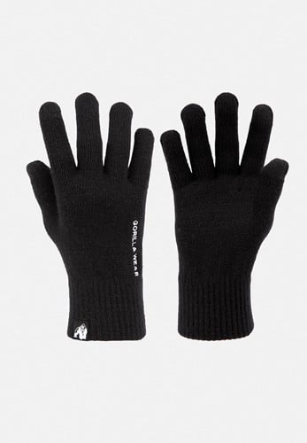 Waco Gebreide Handschoenen - Zwart