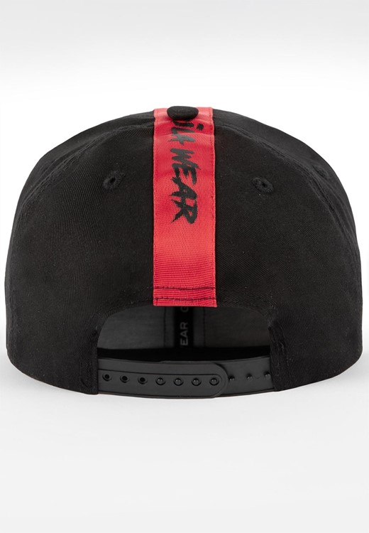 Malone Snapback Cap - Black-3