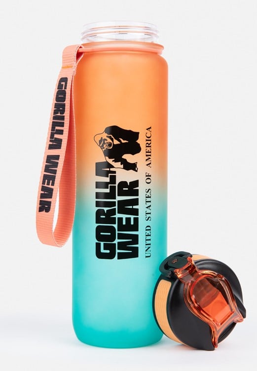 Gradient Water Bottle Green/Orange