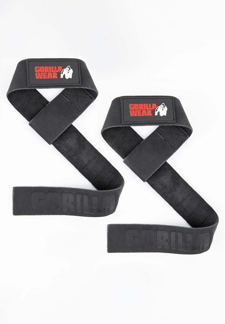 Padded Lifting Straps - Black Gorilla Wear