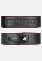 Ceinture de Levee en Cuir Premium de 4 Pouces a Levier Gorilla Wear - Noir - S/M