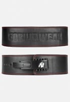 Gorilla Wear 4 Zoll Premium Leder Hebelgürtel - Schwarz - S/M