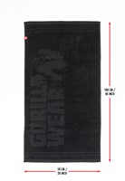 Handtuch Mittel - Schwarz