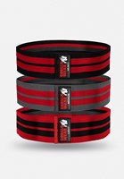 Glute Bands 3-Pack - Zwart/Rood/Grijs