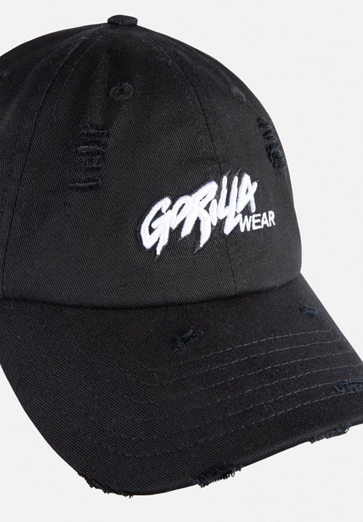 Galway Distressed Cap Black
