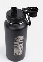 Bouteille d'Eau Isolée en Acier Inoxydable 1000ML - Noir-2