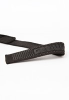 Padded Silicone Lifting Straps - Black-2