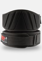 Gorilla Wear Cinturón de Levantamiento Acolchado de Malla de 6 Pulgadas - Negro - S