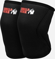 7MM Premium Kniebandagen - Schwarz - S