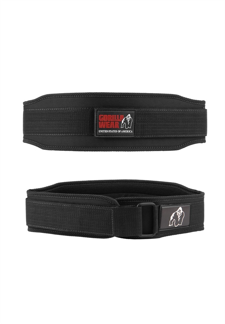 Gorilla Wear 4 Inch Women's Lifting Belt - Black Gorilla Wear