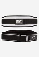Ceinture de Levee Femme de 4 Pouces Gorilla Wear - Noir/Blanc - S