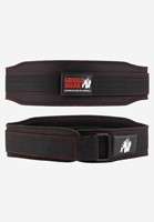 Gorilla Wear 4 Inch Dames Lifting Belt - Zwart/Rode Stiksels - S
