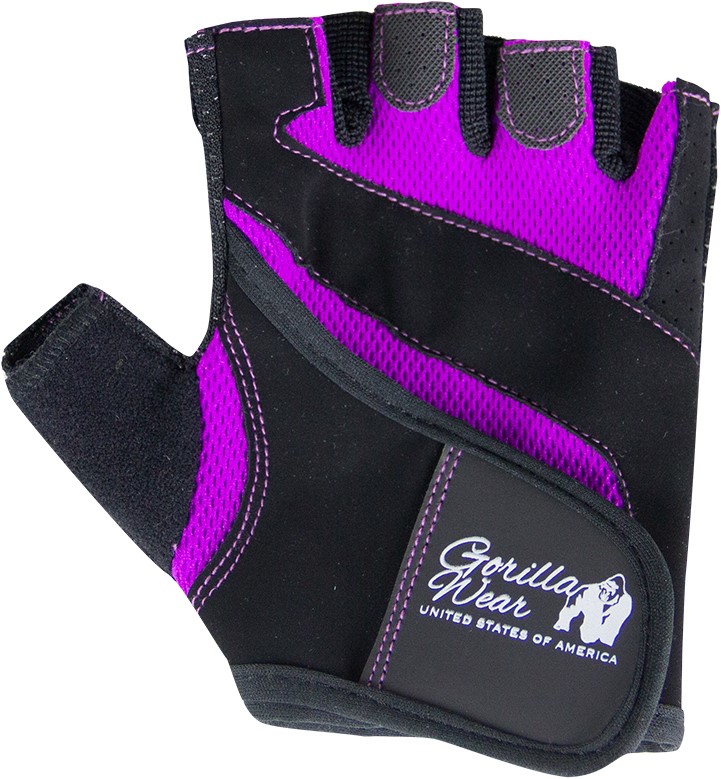 Women's Fitness Gloves - Black/Purple