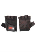 Gants de Musculation Femme - Noir/Rouge Cousu - S