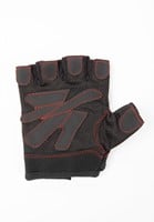 Women's Fitness Gloves Black/Red Stitch