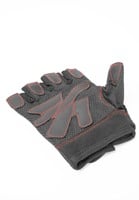 Women's Fitness Gloves Black/Red Stitch