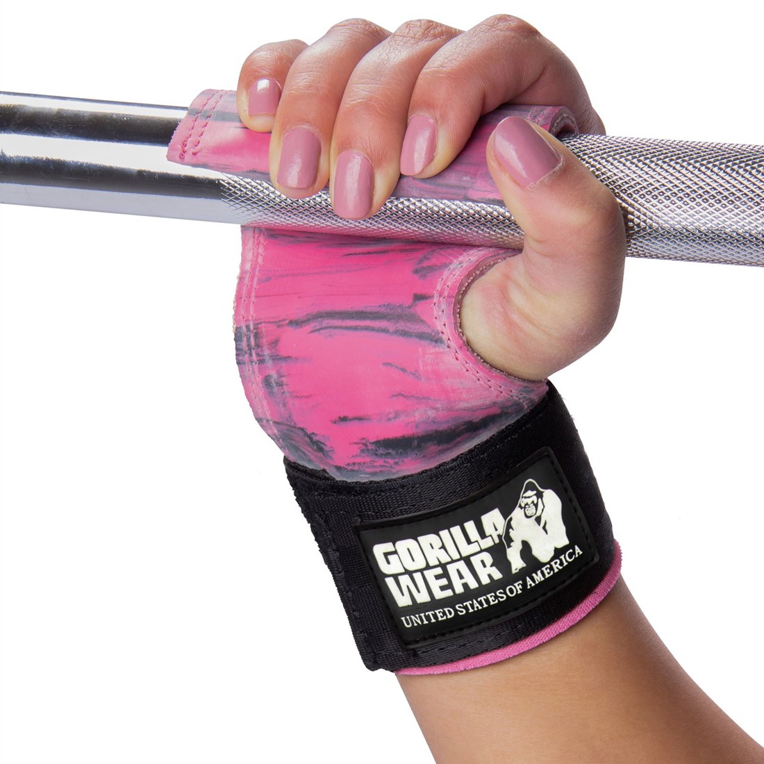 Women's Lifting Grips Pink Gorilla Wear