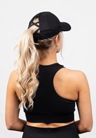 Sharon Ponytail Cap - Black-2