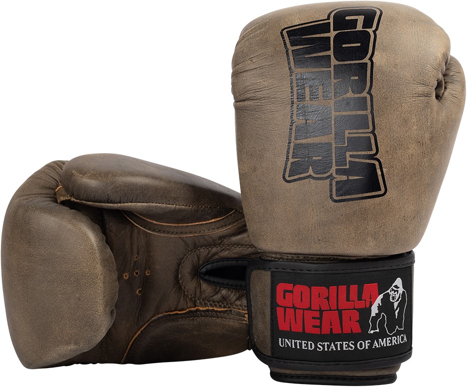 Yeso Boxing Gloves Vintage Brown 12oz Gorilla Wear