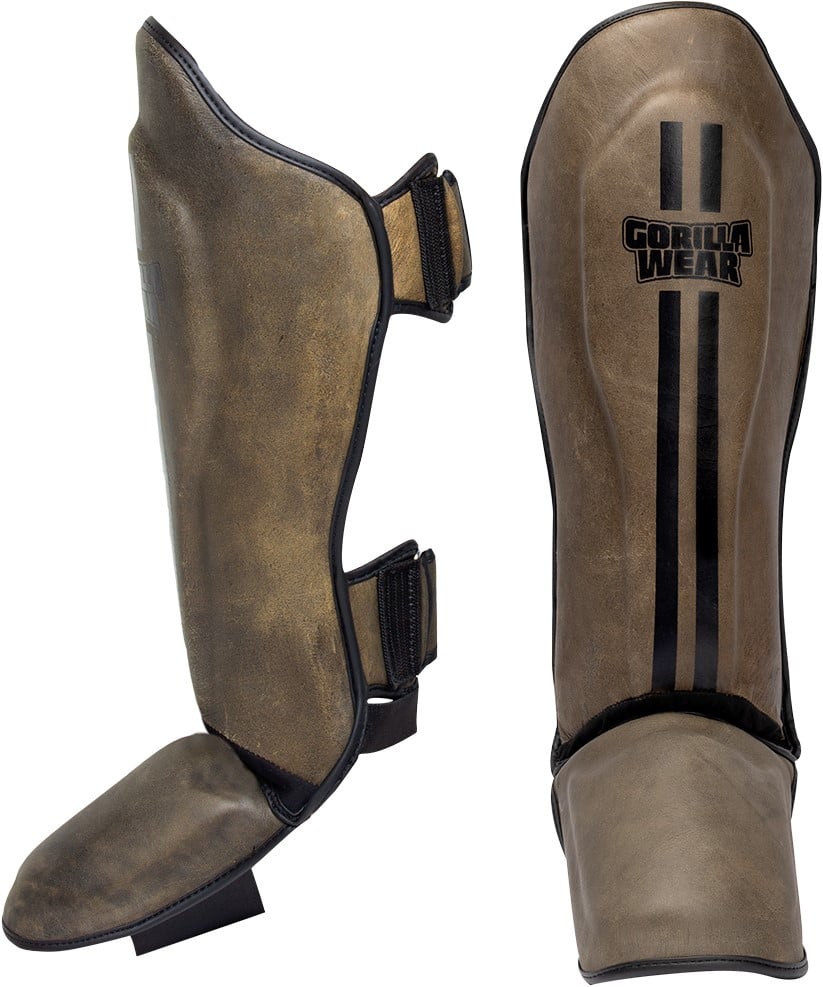 Yeso Shin Guards Vintage Brown M Gorilla Wear
