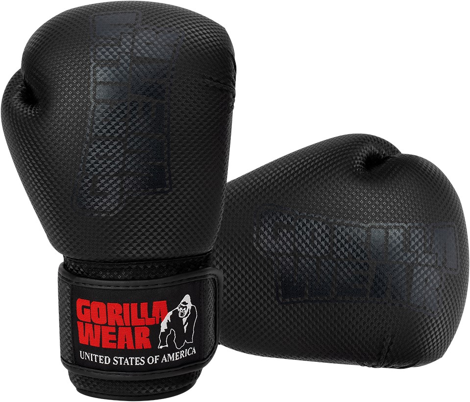 Ashton Pro Boxing Gloves - Red/Black - 10oz Gorilla Wear