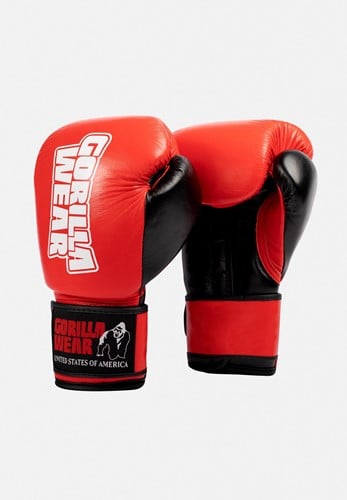 Ashton Pro Boxing Gloves - Red/Black
