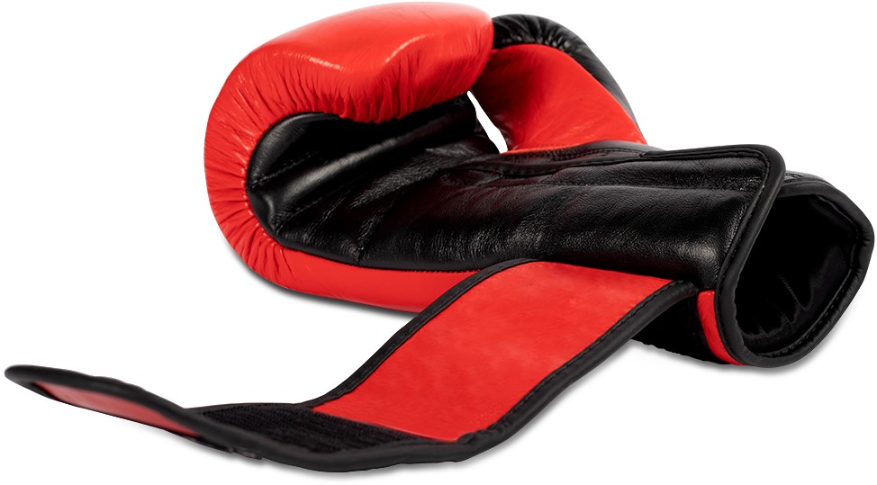 Ashton Pro Boxing Gloves - Red/Black - 10oz Gorilla Wear